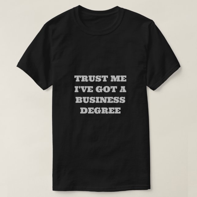 Black Men Trust Me T - Shirt (Design vorne)