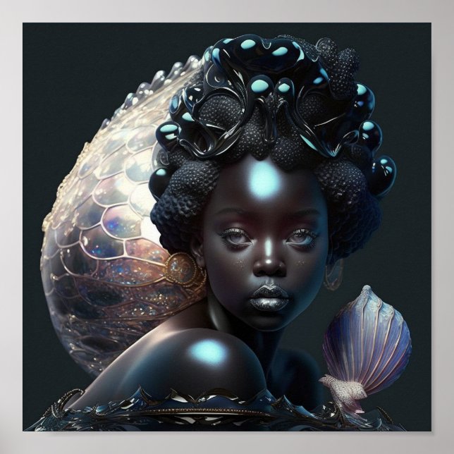 'Black Mermaid 3' Poster (Vorne)