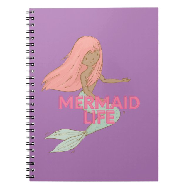 Black Mermaid Journal Notizblock (Vorderseite)