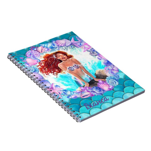 Black Mermaid Notizblock (Rechte Seite)