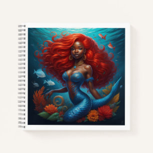 Black Mermaid Notizbuch