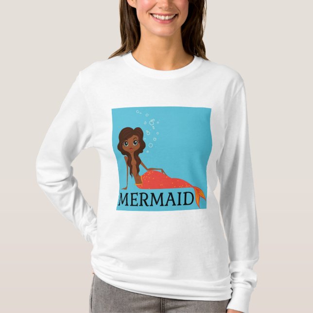 BLACK MERMAID T - SHIRT (Vorderseite)