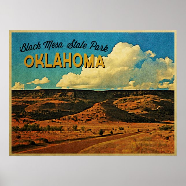 Black Mesa Oklahoma Poster (Vorne)