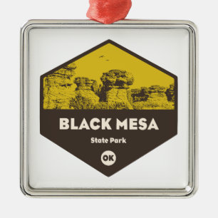 Black Mesa State Park Oklahoma Ornament Aus Metall