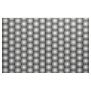 Black Mesh White Balls Moire von Kenneth Yoncich Stoff