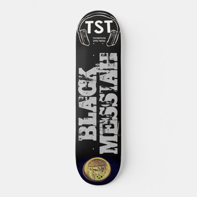 BLACK MESSIAH Skateboard (Vorderseite)