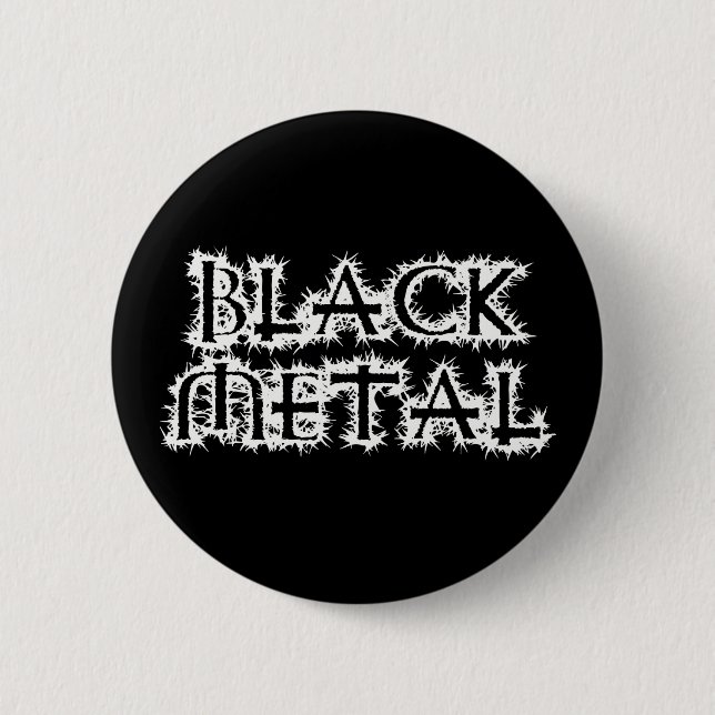Black Metal Button (Vorderseite)