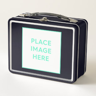 Black Metal Lunchbox