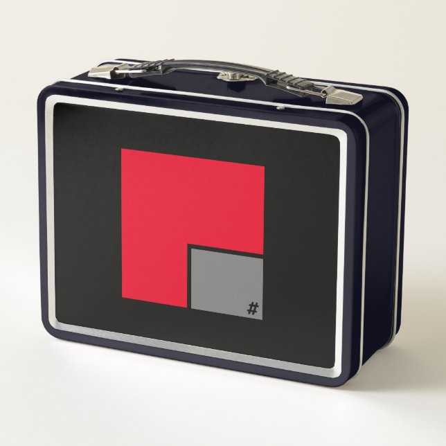 BLACK Metal Lunchbox bY #MMETROPOLIM (Rückseite)
