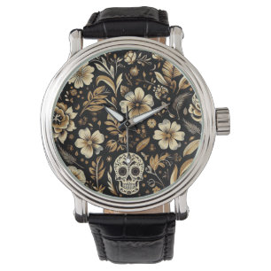 Black Mexican Dead Armbanduhr