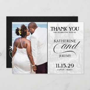 Black Mexico Pass Dankeskarte