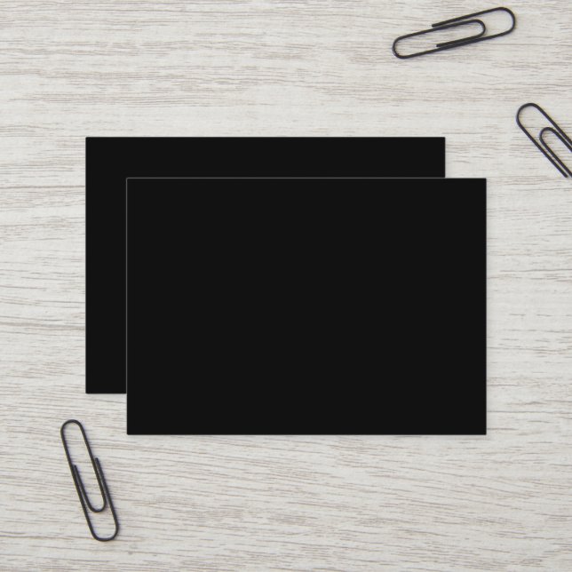 Black Mighty Business Card Visitenkarte (Vorderseite/Rückseite Beispiel)