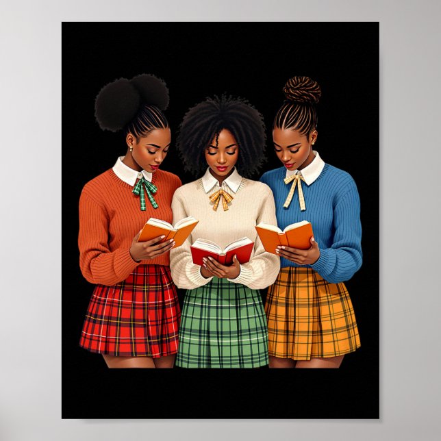 Black Minds Problem Lesen Sie Buch Wissen Schwarz  Poster (Vorne)