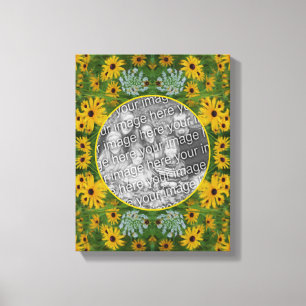 Black Mit Augen Susan Daisy Erstellen Sie Ihr eige Leinwanddruck