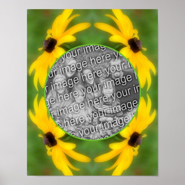 Black Mit Augen Susan Daisy Erstellen Sie Ihr eige Poster (Vorne)