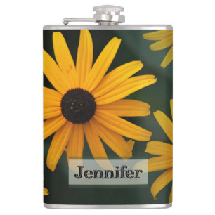 Black Mit Augen Susan Flask Flachmann