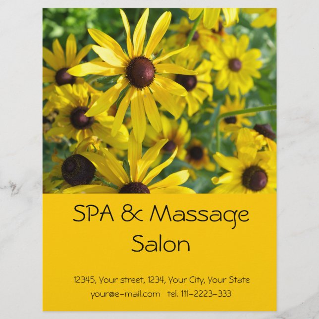 Black mit Augen Susan Flyer (Vorne)