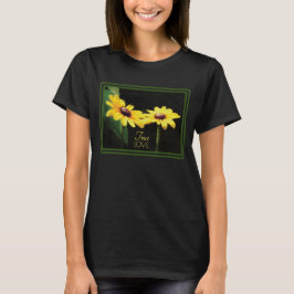 Black Mit Augen Susan True Love Foto T-Shirt