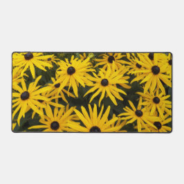 Black Mit Augen Susans Floral Schreibtischunterlage