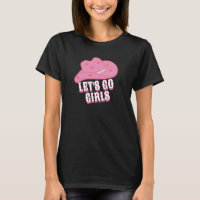 Black Modern Let's Go Girls Cowboy Hat Rodeo