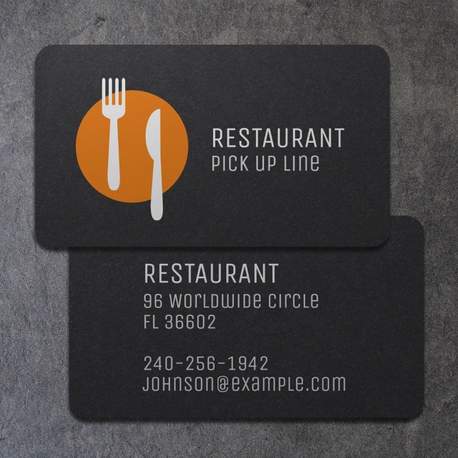 Black Modern Minimal Logo Sushi Asian Restaurant Visitenkarte (Von Creator hochgeladen)