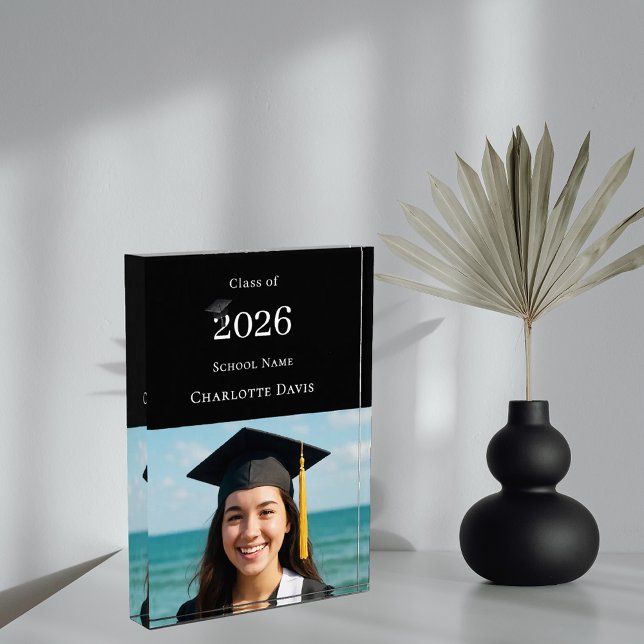 Black modern photo Graduate Fotoblock (Von Creator hochgeladen)
