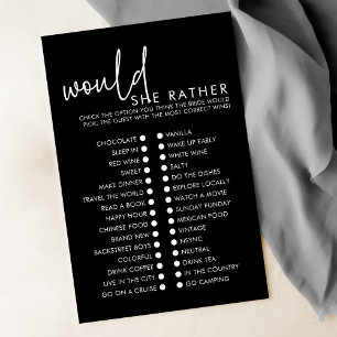 Black Modern würde sie eher Brautparty spielen