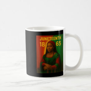 Black Mona Lisa Graphic Afro American June Kaffeetasse