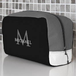 Black Monogram – Groomsman Golf Weekend Travel Waschbeutel