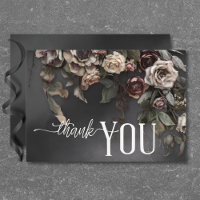 Black Moody Gothic Blume & Mist Wedding