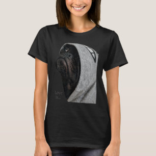 Black Mops Shirt Frauen Männer Mops Mama Vater T-S