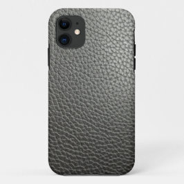 Black more leather iPhone 11 hülle