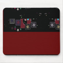 Black Mousepad Stars