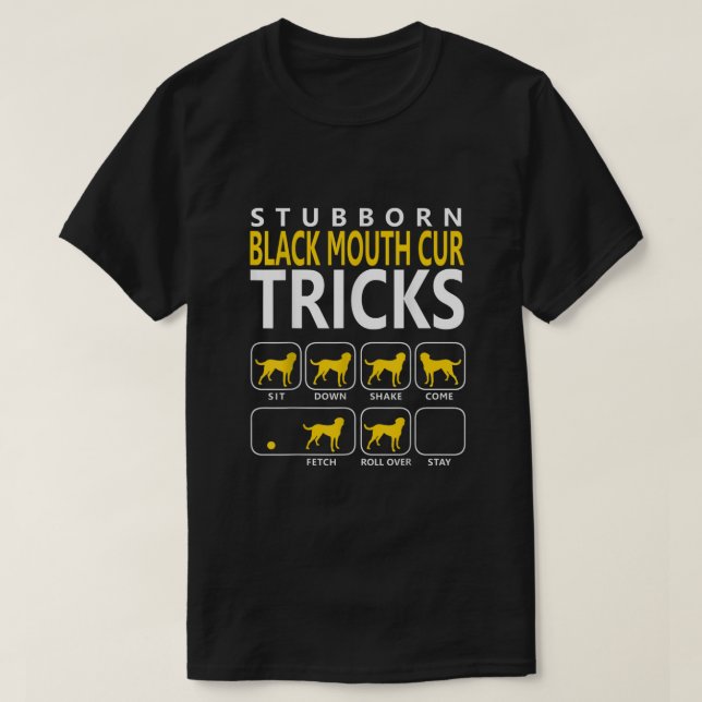 Black Mouth Cur Shirt  Black Mouth Cur Dog  (Design vorne)