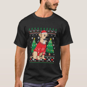 Black Mouth Cur Weihnachtsschmuck Mama Vater Gi T-Shirt
