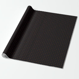 Black & Multi Mini Polka Dots 02 Geschenkpapier