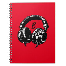Black Music Headphones DJ Musical