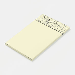 Black Musical personalisiert Post-it Klebezettel