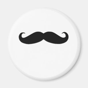 Black Mustache oder Black Mustache für Fun Geschen Magnet