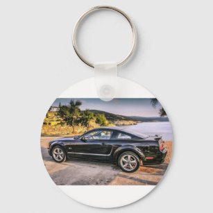 Black Mustang GT Schlüsselanhänger