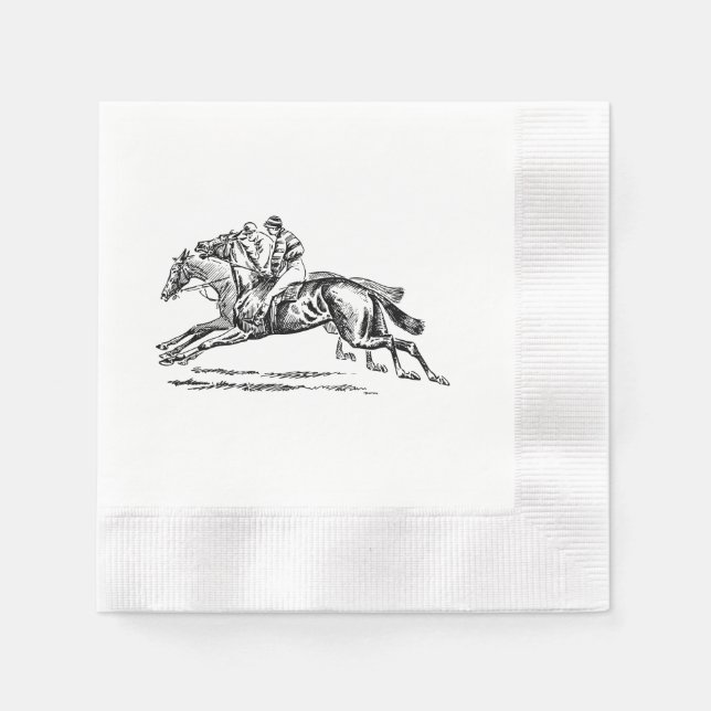 BLACK n WHITE PAPER NAPKIN Serviette (Vorderseite)