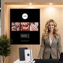 Black Nails Studio Foto Collage Messe