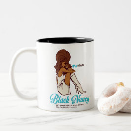 BLACK NANCY ZWEIFARBIGE TASSE