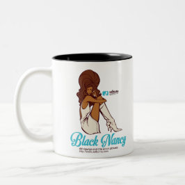 BLACK NANCY ZWEIFARBIGE TASSE