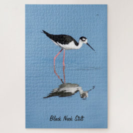 Black Neck Stilt Jigsaw Puzzle