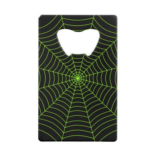 Black neon vert toile d'araignée Halloween motif (Devant)