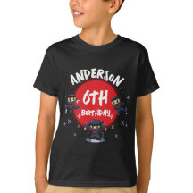 Black Ninja Birthday Party T - Shirt