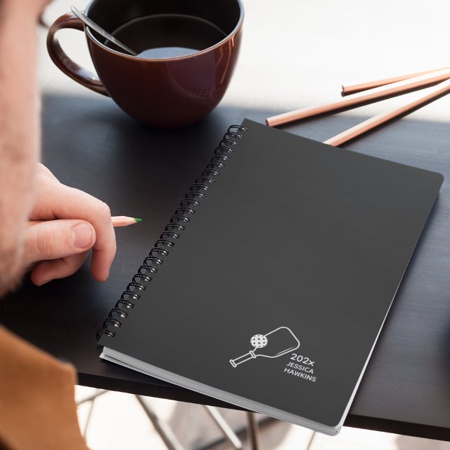 Black Noir Pickleball Personal Weekly (Créateur téléchargé)