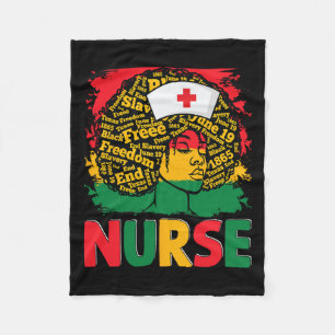 Black Nurse hoch entwickelt und wunderschön Melani Fleecedecke