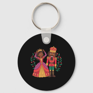 Black Nutcracker Sugar Plum Fairy Kwanzaa African Schlüsselanhänger